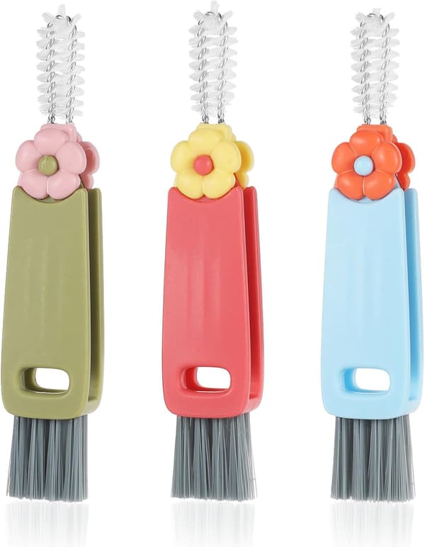 Multifunctional Cleaning Brush, Home Kitchen Lid Cleaning Brush, Crevice Cleaning, Bottle Gap Cleaning Brush