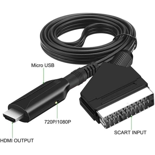 SCART–HDMI-muunnin, all-in-one SCART–HDMI-sovitin, 1080P