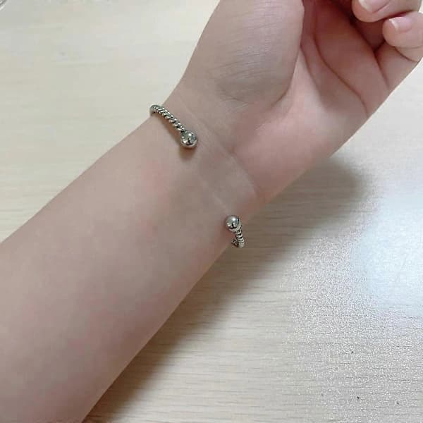 Kabelvridd Armbånd Åpent Armbånd Justerbart Armbånd