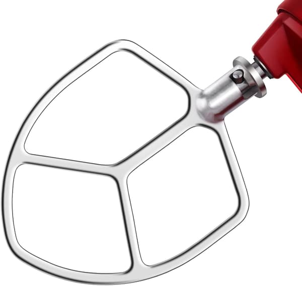 Flad piskeris i rustfrit stål til KitchenAid 5 & 6-Quart