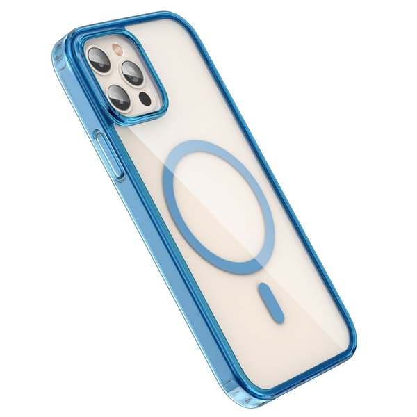 ColorPop iPhone 12 Pro Max Cover CH MagSafe Transparent/Mørkeblå 38 38