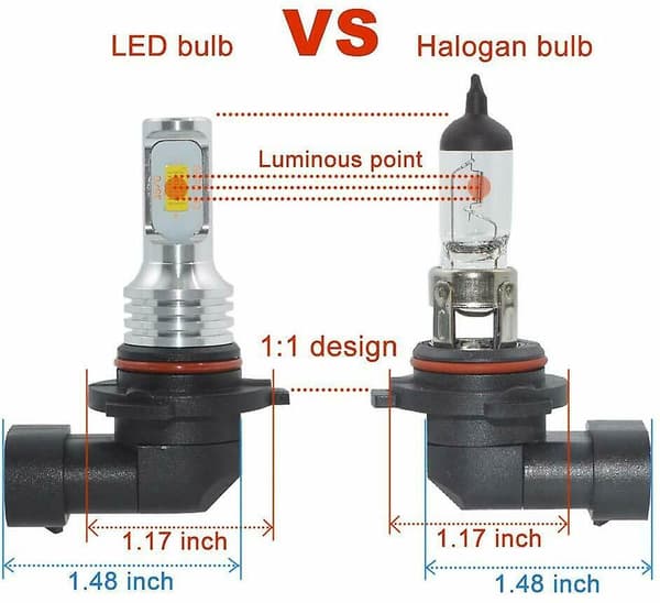 2X 9005 HB3 LED Headlight Kit HB3 80W 8000LM High/Low Beam 6000K White Bulb