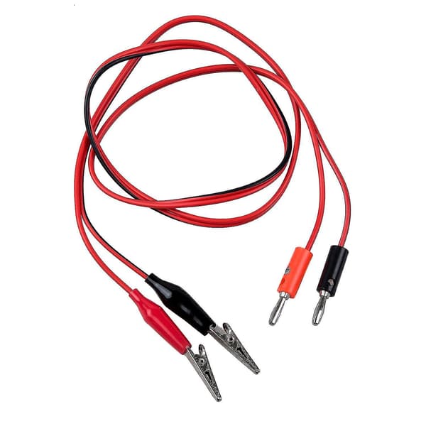 Sodial(r) Alligatorklemme til bananplugg testkabel testledning 90 cm 3 fot
