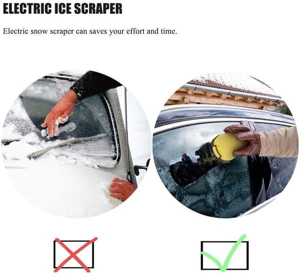 ELECTRIC SNOW AND FAST EASY ICE REMOVAL FROM CAR WINDOWS