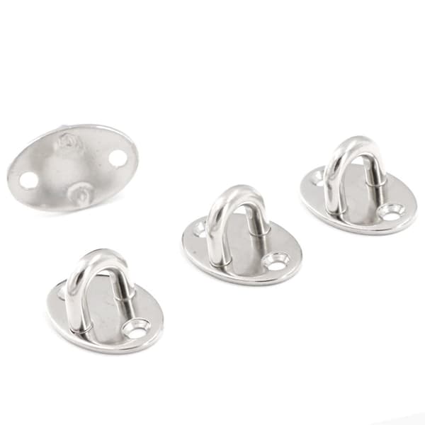 Väggkrokar i rostfritt stål för hemförvaring och upphängning, silver, 10-pack
