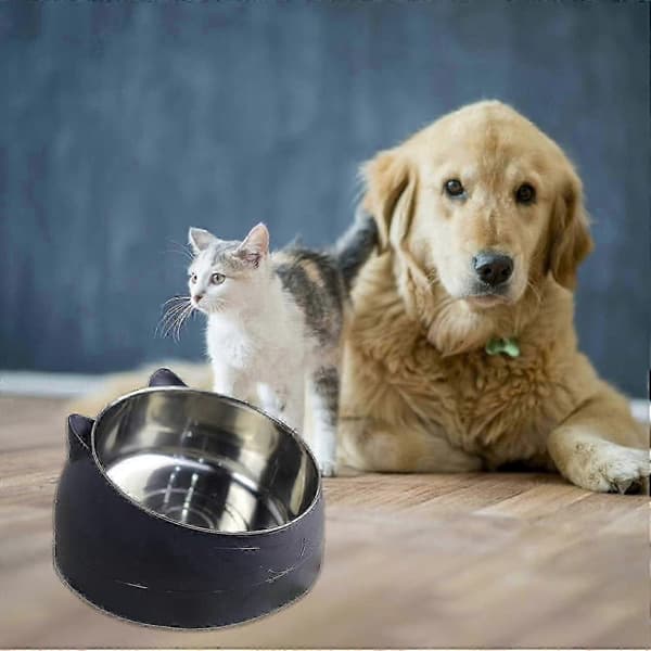 Opvarmet kæledyrsskål med justerbar temperatur til hunde, katte og smådyr [JUN]