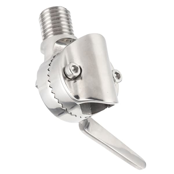84mm/3,3 tommer Marine VHF Antennefester 316 Rustfritt Stål 306° Justerbar Sperremonteringsutstyr