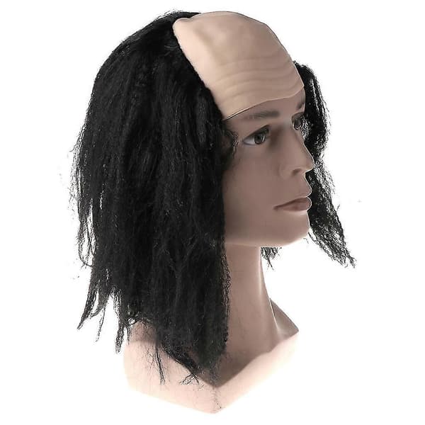 Rolig Cosplay-peruk för Halloween-kostymfest - Svart