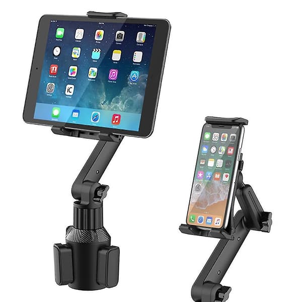 Universell justerbar bilholder for mobiltelefon, nettbrett og GPS til koppholder