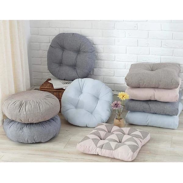 1 pc Round Seat Cushion Thick Seat Cushion Large Floor Pillow