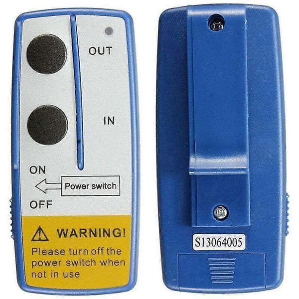12V 15m Wireless Remote Control Winch Kit - Compatible with Jeep/ATV/SUV - Long Range - Waterproof (IP67 Certified)