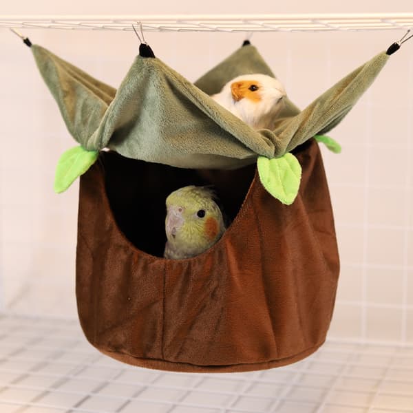 Parrot Nest Tiger Skin Nest Squirrel Hammock Honey Glider Warm Sleeping Bag