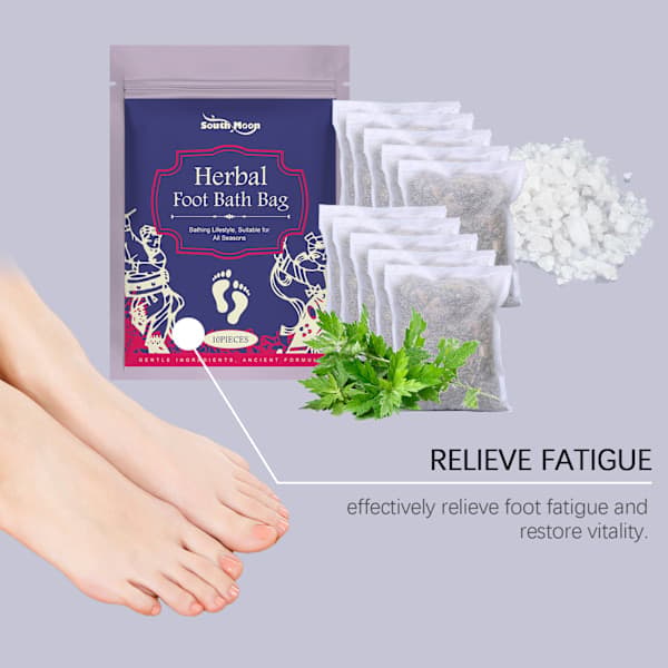 2025 Siste Modell HerbalFootBathPackMalurtEkstraktFotbadposeMildt Fotbad
