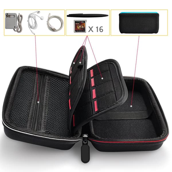 Host Protection Case Portable Storage Bag 16 Card Slots Universal Portable Hard Shell Travel Case