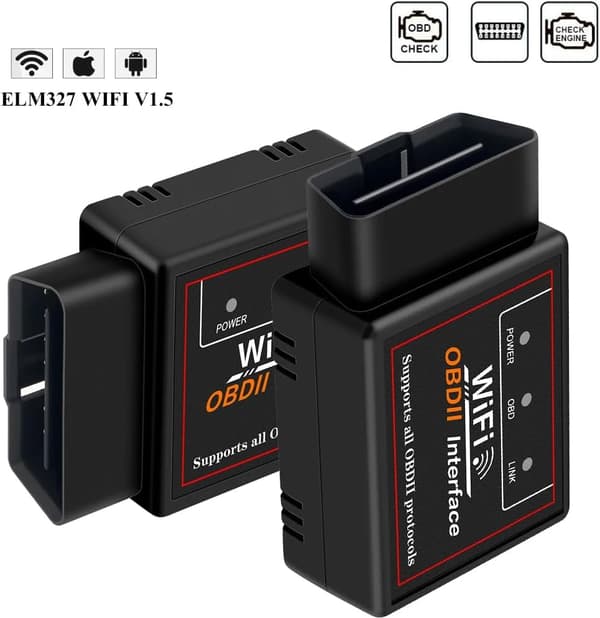 V1.5 WIFI-skanner Auto OBDII Diagnostikverktyg Kodläsare för Android IOS Windows