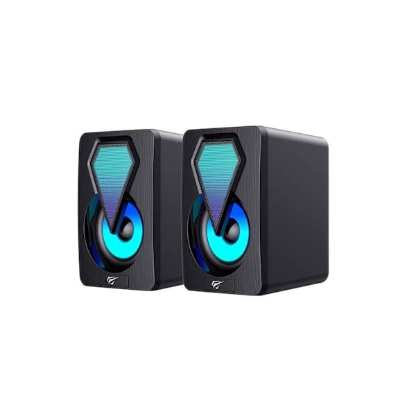 Havit Computerhøjttalere Mini 3Wx2 med RGB-belysning - Sort