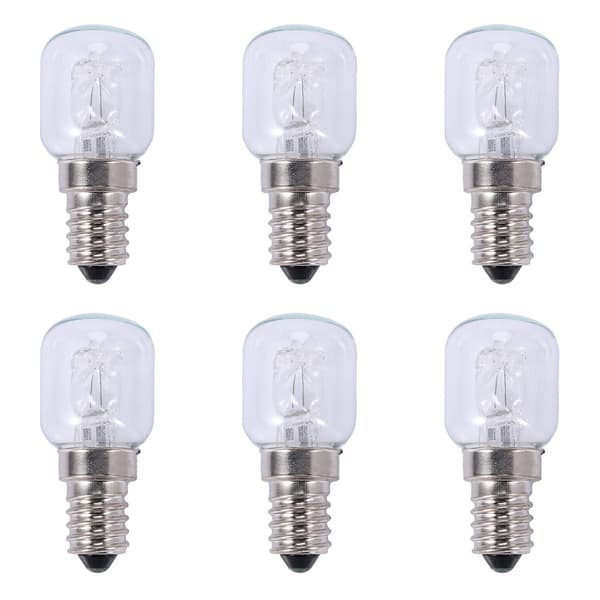 E14 High Temperature Lamp 500 Degrees 25w Halogen Oven Lamp 6x