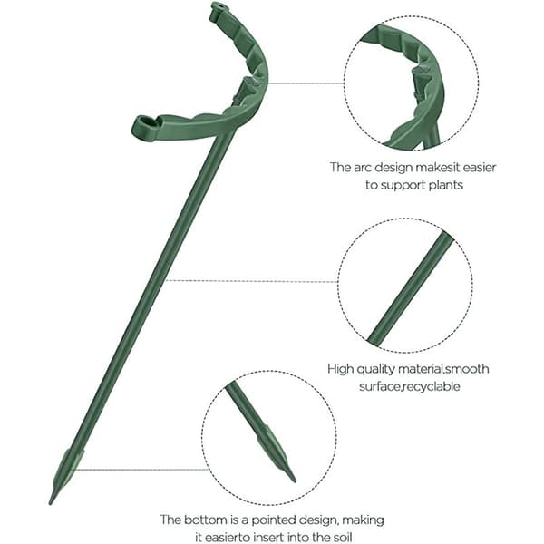 Plantestøtte - 25 cm, espalier til klatreplanter, plante