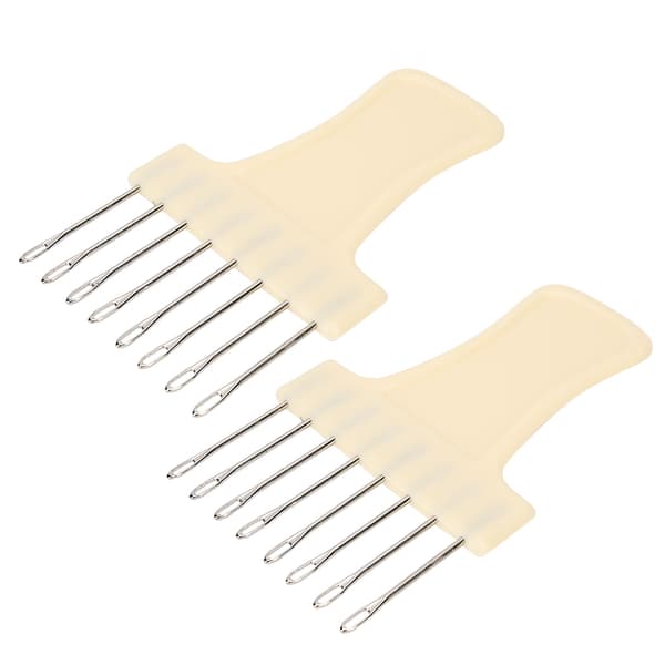 2 Pcs Knitting Machine Transfer Comb 8 Needles for Brother KH260 KH230 KH270 SK151 SK155