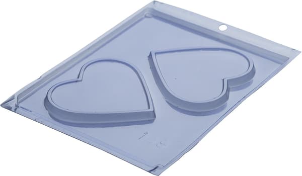 Pralineform Hjerte Chokoladeform - Porto Formas 109 Transparent transparent