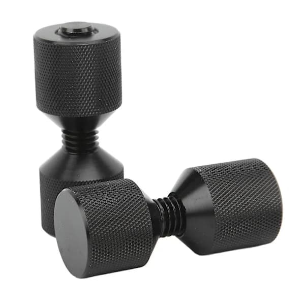 2 Pcs Two Hole Pin Set Aluminum 2 Hole Pipe Flange Adjuster Connection Alignment Pin for Car Ship Large Machinery