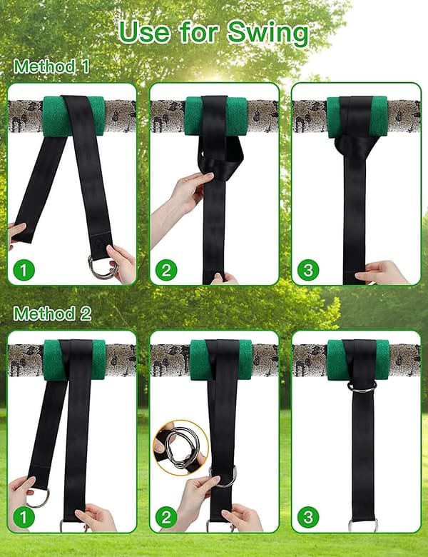 Tree Swing Sling - Extra Strong 1.5m/5ft Hammock Sling Holds 2200 lbs