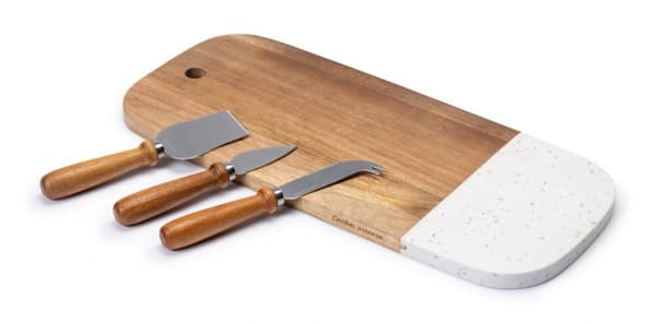Orrefors Jernverk Cheese Board with Three Knives 1370