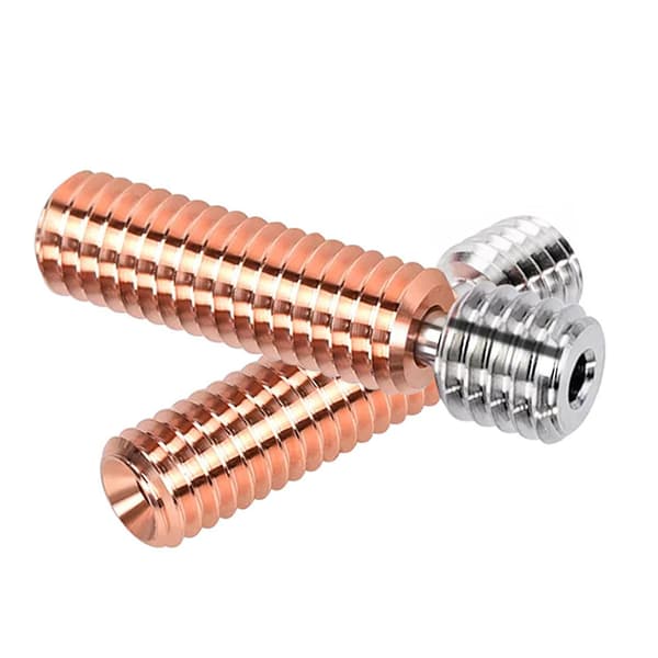 Bimetallisk Heatbreak 3D-printer Hotend Varmeblok Bimetal Heat Break til 1.75