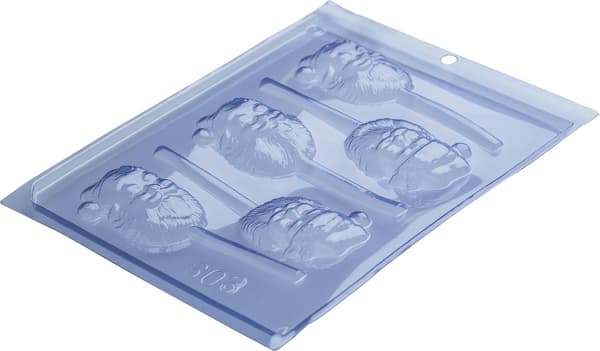 Pralinform Julenisse Sjokoladeform - Porto Formas 603 Transparent transparent