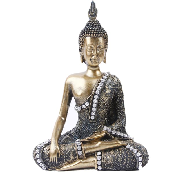 Sakyamuni Buddha-hahmo Buddha-patsas Veistos Kodinsisustus