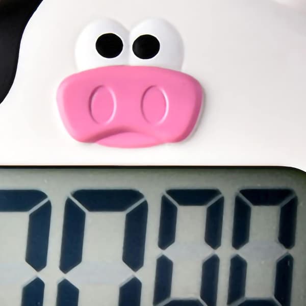 Digital kjøkkentimer LCD-skjerm magnetisk nedtellingstimer, kjøkkentimer for matlaging nedtellingstimer barnetimer Hvit White