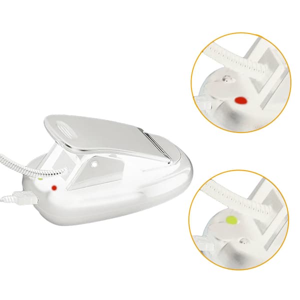 Fleksibel leselampe med justerbart lys, hvit white