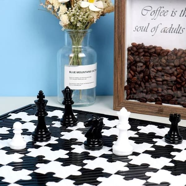 International Epoxy Resin Chess Set, 1 Set, Handmade Silicone Chess Mold [DB] gold