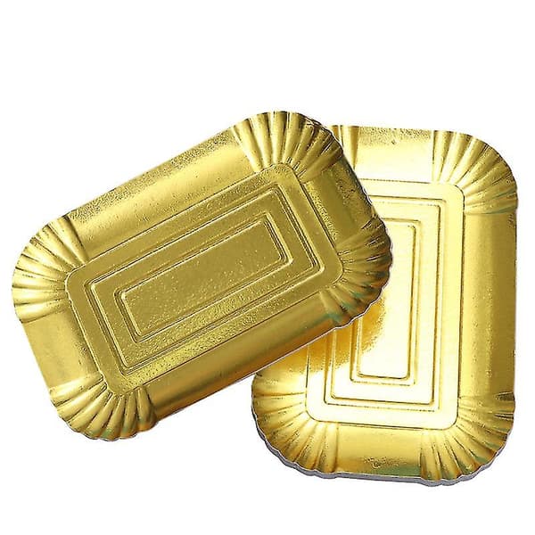 10 st aluminiumfolie papperstallrikar