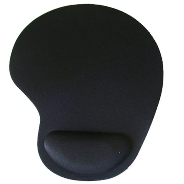 Blå musematte med håndleddsstøtte. Skummusematte ensfarget stoffmusematte ad gaming pad MUSEMATTE musematte