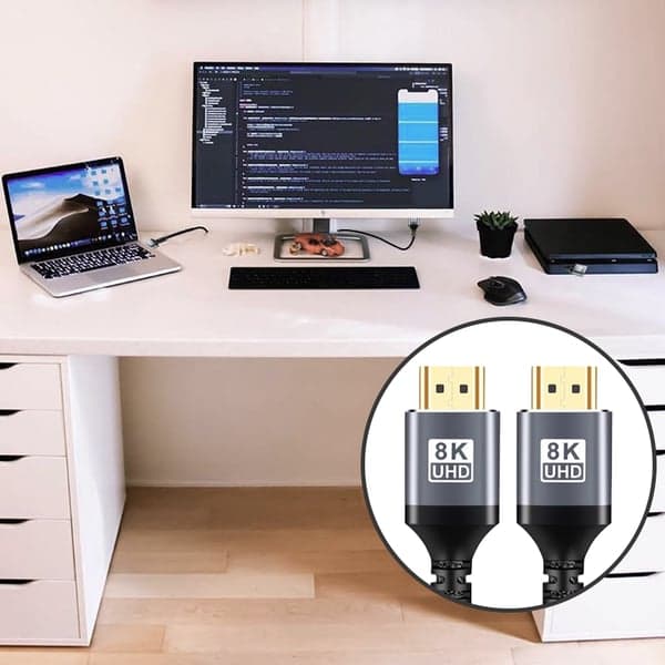 2.1 HDMI Cable 8K at 60Hz / 4K at 120Hz MultiColor 3 m