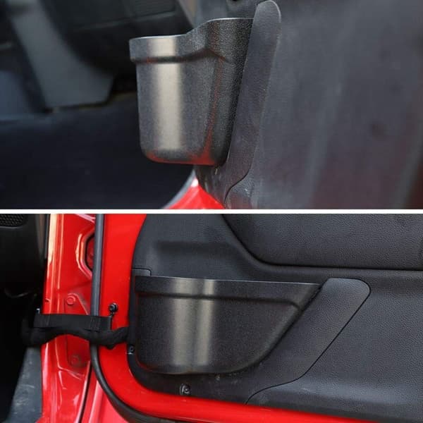 Door Pockets Inserts Storage Side Box for Wrangler 2011-2018 JK JKU Interior Accessories