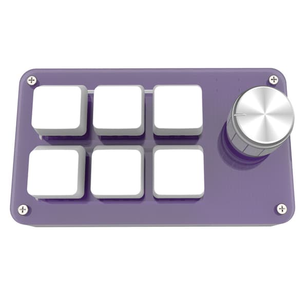 Mini mekanisk tastatur 6 taster makro tilpasset USB-interface til Sayobot OSU