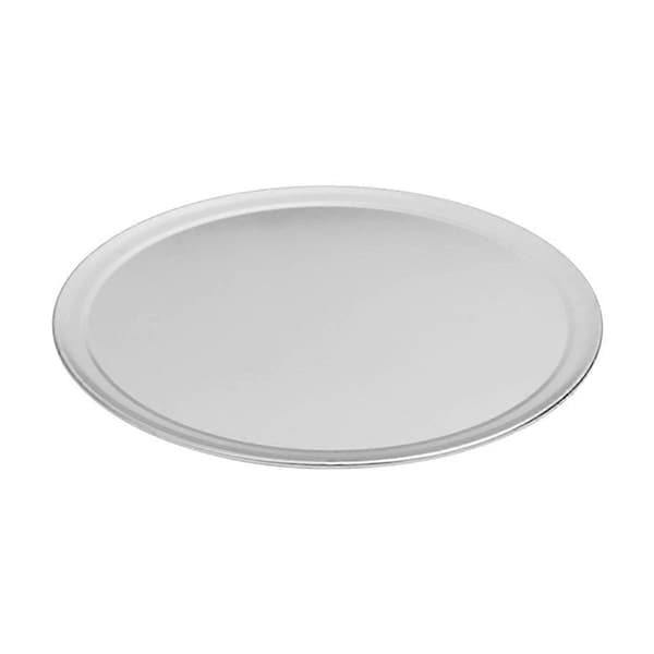 14-tommer aluminium pizzapande med bred kant