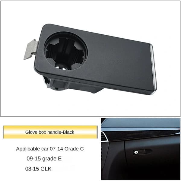For - W204 W207 W212 X204 Car Box Handle Cover Toolboxes Gear Lever Chrome[co]