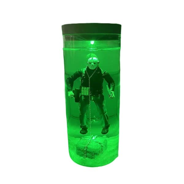 CDQ Uusi Jason Voorhees -lamppu kodinsisustukseen, vihreä