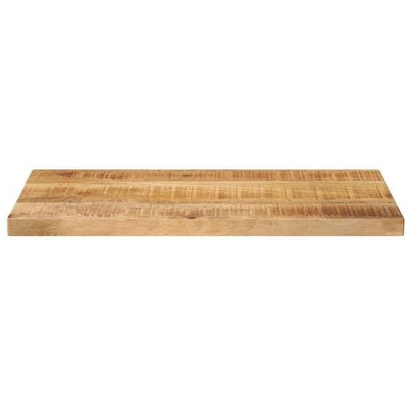 Bordplade 50x20x2,5 cm rektangulær massivt ru mangotræ