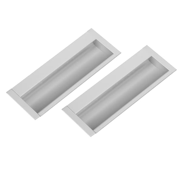 2 stk. husholdningsgreb i aluminiumslegering, møbelskuffe, garderobe, forsænket greb 0.2 0.2