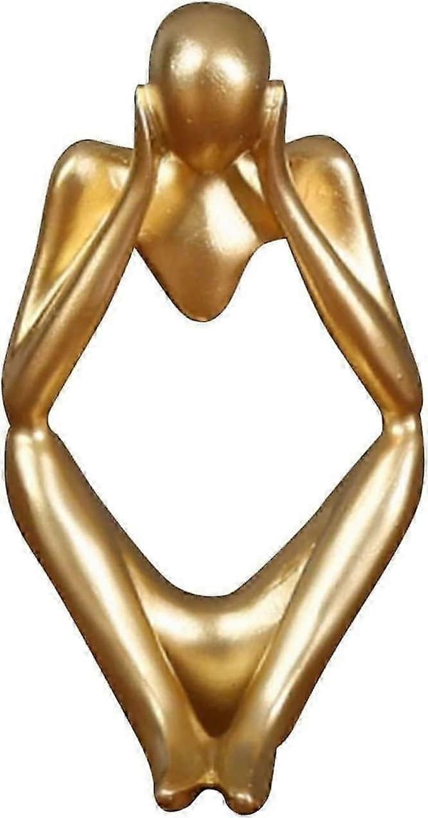 The Thinker Statue, Resin Thinker Abstract Sculpture Statue Modern Character Figures Home Decor
