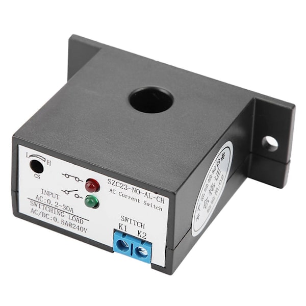 Normally Open Current Sensing Switch Adjustable AC 0.2-30A SZC23-No AL-CH