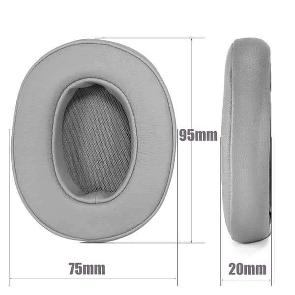 Ørepuder til Skullcandy Crusher Wireless/Crusher ANC/Hesh 3 Lysegrå Beige S