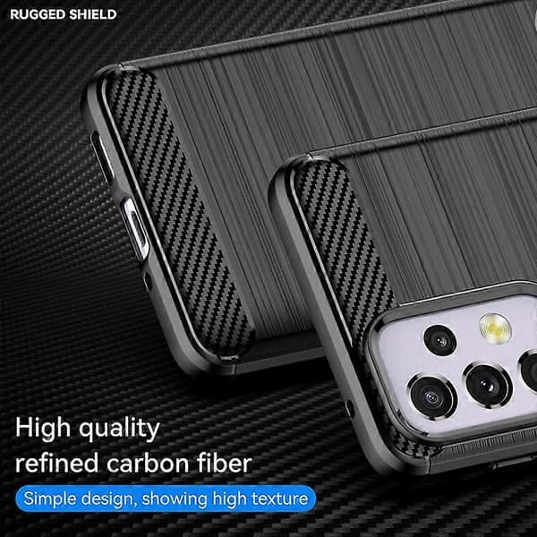 Børstet Karbonfiber TPU-deksel for Samsung Galaxy A33 5G