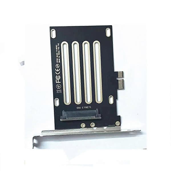 SFF-8639 U.2 U.3 til PCIE 3.0 4.0 X1 Adapterkort Adapter Hovedkortspor PCIEX1 Multifunksjonsadaptermodul