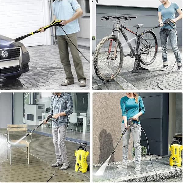20m High Pressure Washer Replacement Hose Quick Connect Flexible Rubber for Kärcher K2 K3 K4 K5 K6 K7 Black 20m 20m