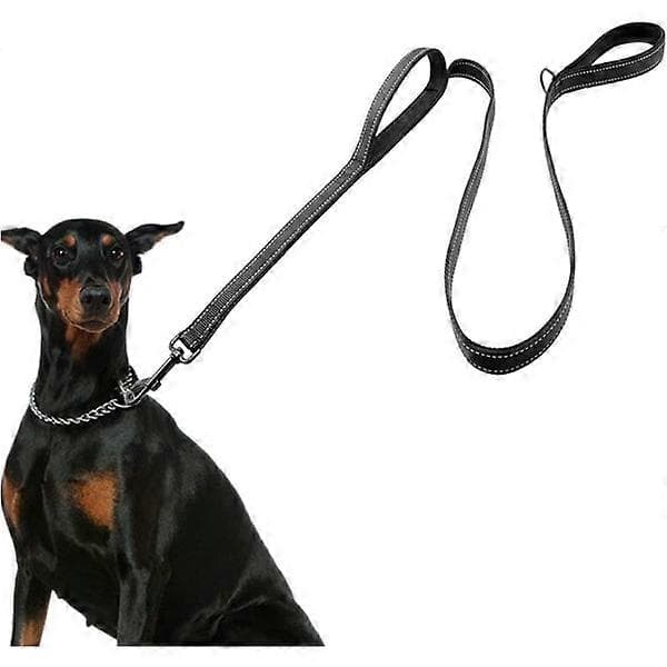 Hundesnor til store hunde, trafikstop 2 håndtag for ekstra kontrol